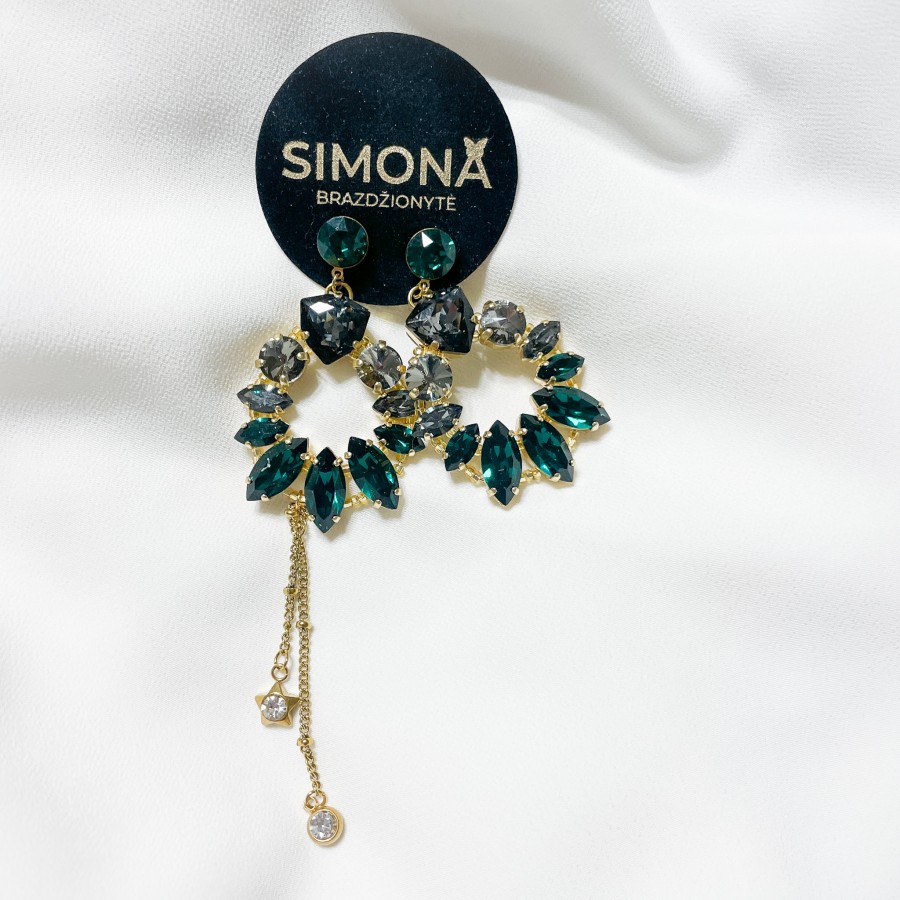 R 118 SMARAGDO auskarai R 118 SMARAGDO auskarai